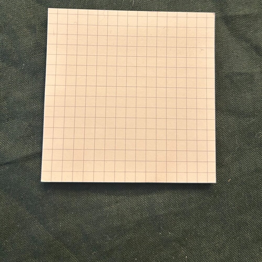 Grid Sticky Note Pad